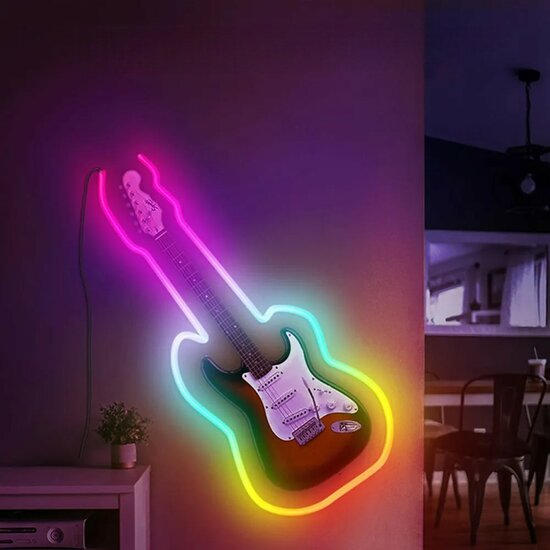 Slimme Wifi Neon LED Strip RGB 3 Meter IP67 (waterdicht)