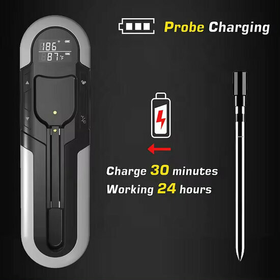 Wireless PRO Thermometer Grey 150m