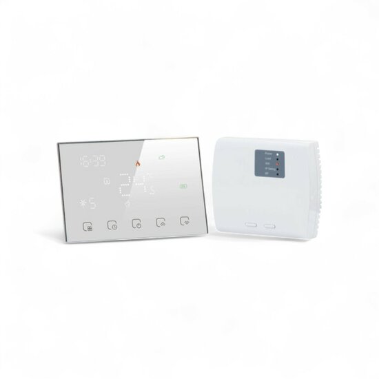 WiFi Wireless Thermostat with Touchscreen for All Heating (white)