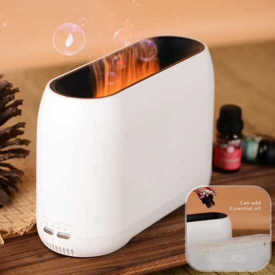 Luchtbevochtiger en Aromatherapie 400ml Wit