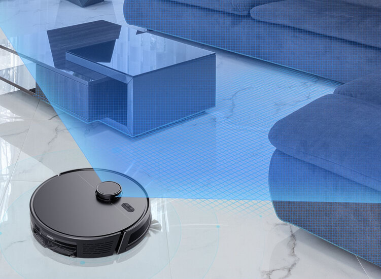 Smart Wifi Robotstofzuiger | 3-in-1: Stofzuigen, Dweilen en Vegen