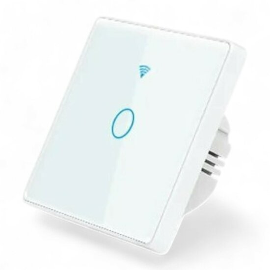 Smart WiFi Touch Lichtschakelaar Wit 1-knop
