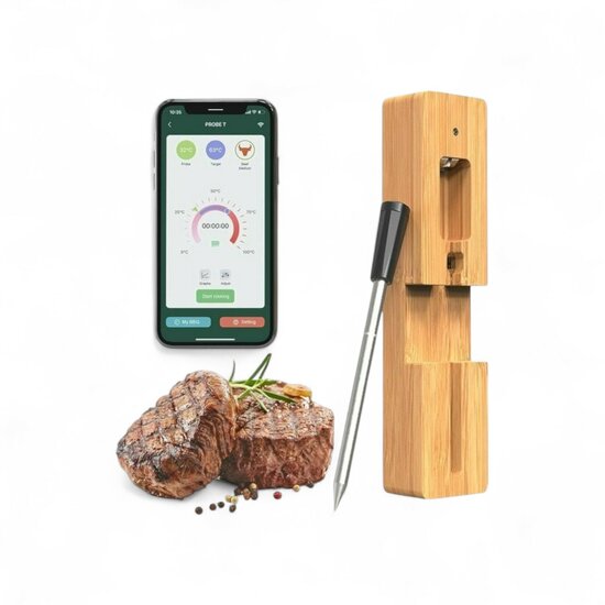 Draadloze BBQ / Grill Thermometer 50 meter