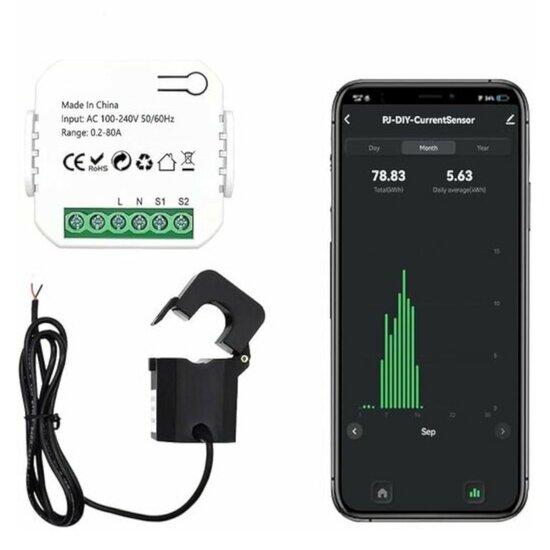 Smart Energie monitor 1 klem