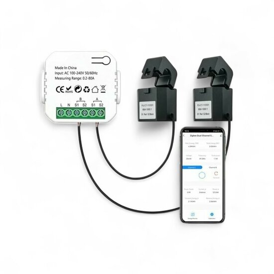 Smart Energie monitor 2 klemmen