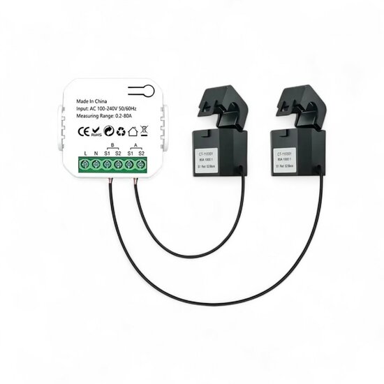 Smart Energie monitor 2 klemmen