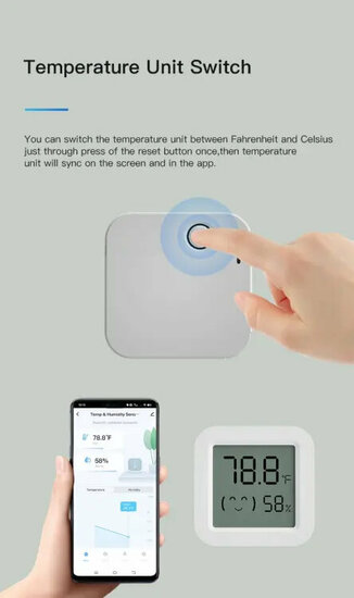 Luchtvochtigheid en Hygrometer met klein display