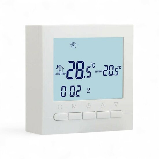 Slimme WiFi Opbouw Thermostaat met Touchscreen voor C.V. Installatie zonder WiFi