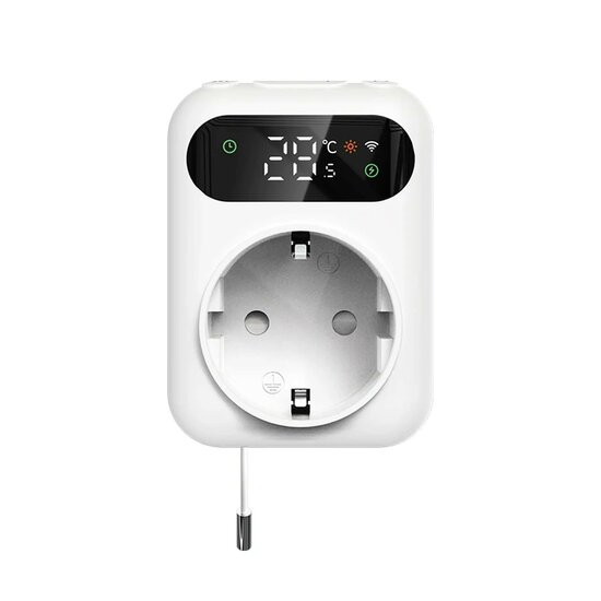 Wifi Stekker Thermostaat max 10Amp (Verwarming en Airco)