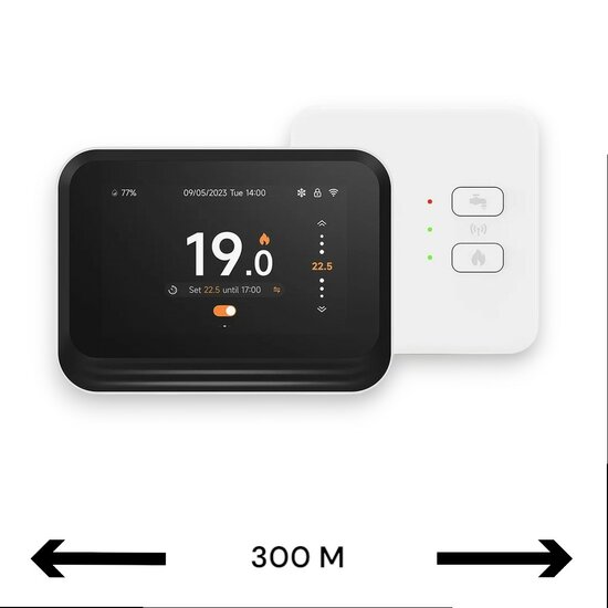 Wifi Draadloze Thermostaat met inzicht in verbruik en kosten met handige grafieken