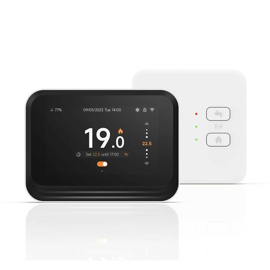 Wifi Draadloze Thermostaat met inzicht in verbruik en kosten met handige grafieken