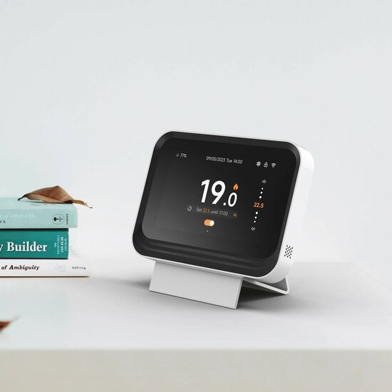 Wifi Draadloze Thermostaat met inzicht in verbruik en kosten met handige grafieken