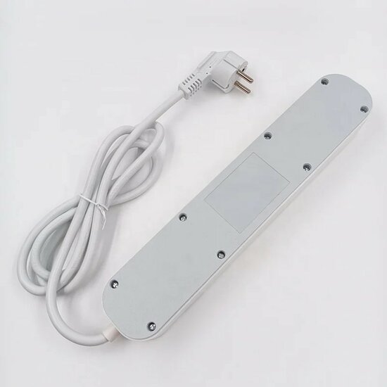 Schuko Wifi stekkerblok 4 Stopcontacten + 2x USB + 1 x USB-C
