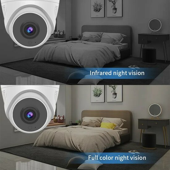 Cam&eacute;ra de s&eacute;curit&eacute; Wifi &quot;Dome&quot; montage plafond (Basic)