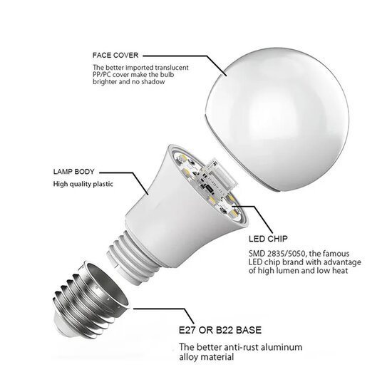 2-PACK | E27 Gloeilamp model RGB smartlamp