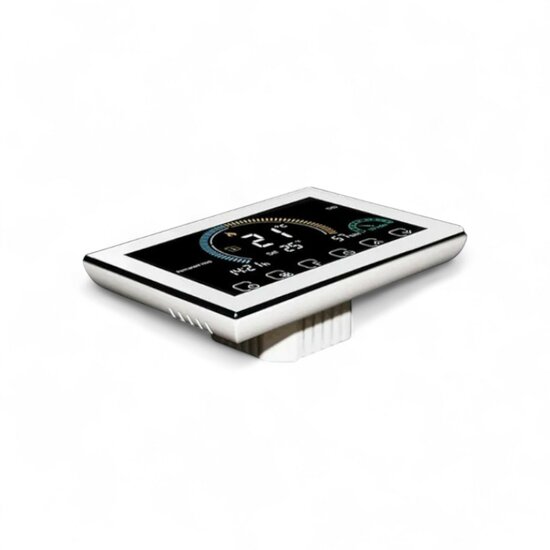 Wifi Inbouw Thermostaat met Touchscreen voor C.V. Installatie (wit)