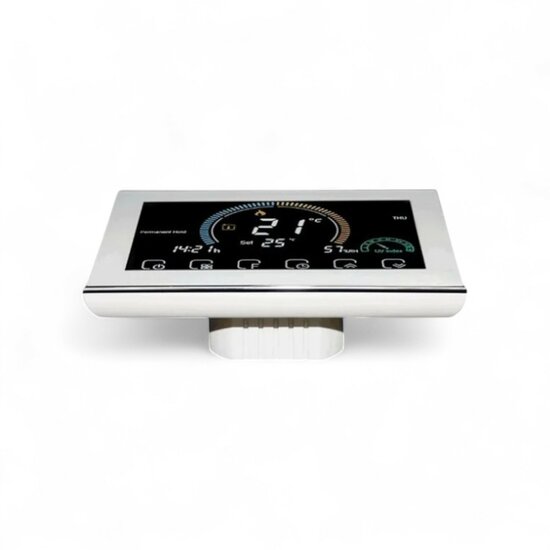 Wifi Inbouw Thermostaat met Touchscreen voor C.V. Installatie (wit)