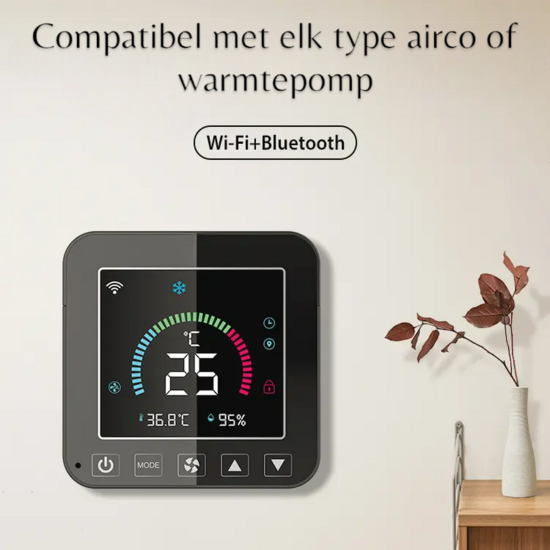 WiFi Wireless Controller for Heat Pump or AC (black)