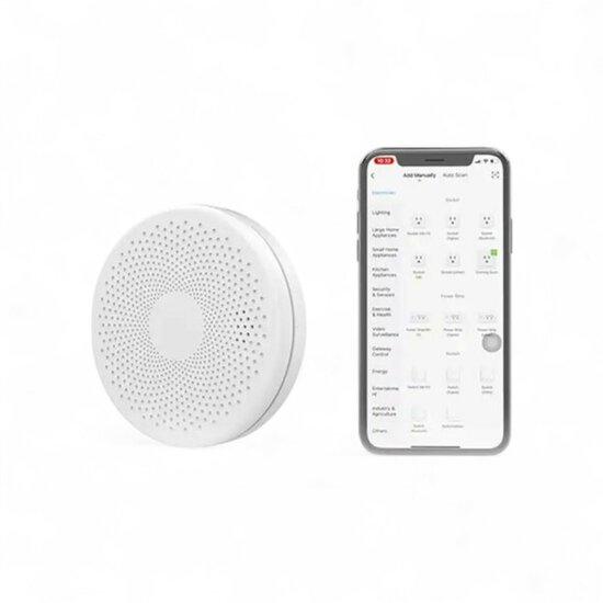 Wifi Combimelder (Rook + Koolmonoxide) + app