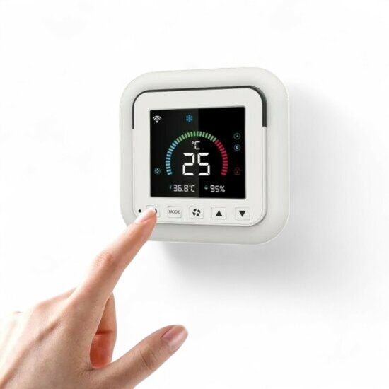 WiFi Kabellose Steuerung f&uuml;r W&auml;rmepumpe oder Klimaanlage (wei&szlig;)
