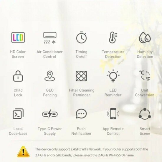 WiFi Kabellose Steuerung f&uuml;r W&auml;rmepumpe oder Klimaanlage (wei&szlig;)