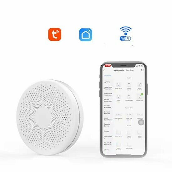 2-PACK | Wifi Combimelder (Rook + Koolmonoxide) + app