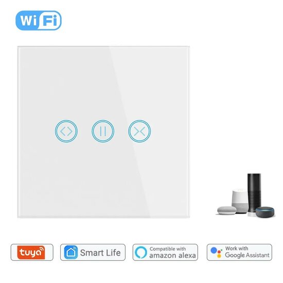 Slimme WiFi Touch Gordijnschakelaar
