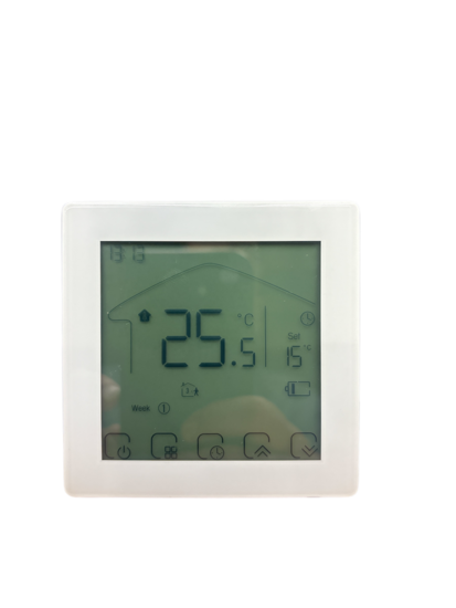 Wifi Draadloze Thermostaat met Touchscreen voor C.V. Installatie (wit)
