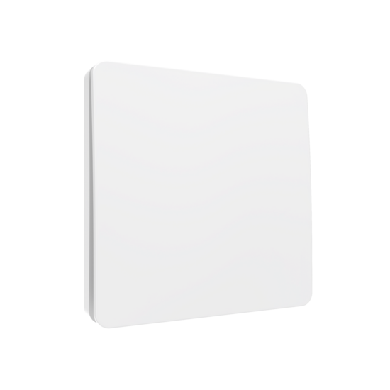 Draadloze Wandschakelaar (Kinetisch) Schakelaar Wit 1-Voudig Aan/Uit + Dimmer - Losse Knop