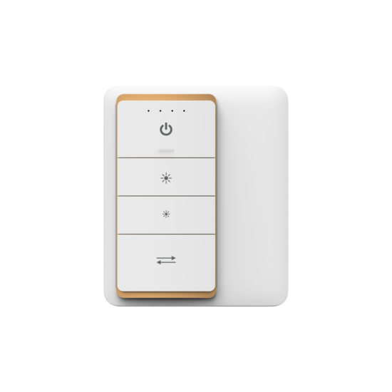 Draadloze Afstandsbediening Zwart 4-Voudig Aan/Uit + Dimmer - Losse Knop