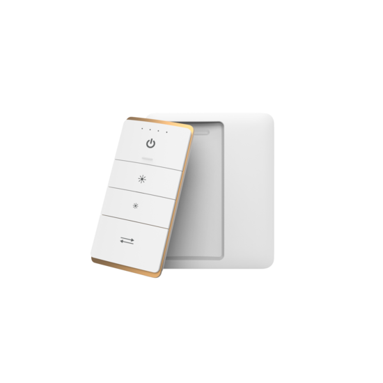 Draadloze Afstandsbediening Zwart 4-Voudig Aan/Uit + Dimmer - Losse Knop