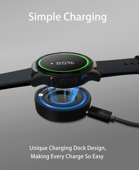 SOS Horloge 2-knops met 2-weg communicatie en hartslagmeter (GPS)