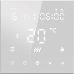 Wifi Inbouw Thermostaat met Touchscreen voor Elektrische vloerverwarming & Infrarood (wit) Wifi Inbouw Thermostaat met Touchscreen voor Elektrische vloerverwarming & Infrarood (wit)