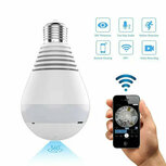 Caméra de sécurité Wifi "Fisheye" E27 Caméra de sécurité Wifi "Fisheye" E27