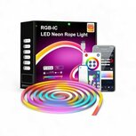 Intelligenter WiFi Neon-LED-Streifen RGB 5m IP67 (wasserdicht) Intelligenter WiFi Neon-LED-Streifen RGB 5m IP67 (wasserdicht)