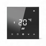 Thermostat encastré Wifi avec écran tactile pour installation C.V. (noir) Thermostat encastré Wifi avec écran tactile pour installation C.V. (noir)