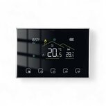 Wifi Inbouw Thermostaat met Touchscreen voor C.V. Installatie (zwart) M10 Wifi Inbouw Thermostaat met Touchscreen voor C.V. Installatie (zwart) M10