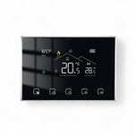 Wifi Inbouw Thermostaat met Touchscreen voor Electrische verwarming (zwart) Wifi Inbouw Thermostaat met Touchscreen voor Electrische verwarming (zwart)