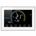 WiFi-Einbauthermostat mit Touchscreen für elektrische Heizung (Weiß) WiFi-Einbauthermostat mit Touchscreen für elektrische Heizung (Weiß)