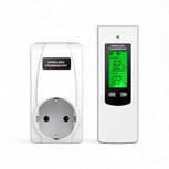 Stekker Thermostaat met Afstandsbediening voor Verwarming en Airco Stekker Thermostaat met Afstandsbediening voor Verwarming en Airco