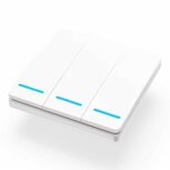 RF 433Mhz Slimme Draadloze Schakelaar Wit (3-knoppen) - LOSSE KNOP RF 433Mhz Slimme Draadloze Schakelaar Wit (3-knoppen) - LOSSE KNOP