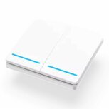 RF 433Mhz Slimme Draadloze Schakelaar Wit (2-knoppen) - LOSSE KNOP RF 433Mhz Slimme Draadloze Schakelaar Wit (2-knoppen) - LOSSE KNOP