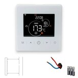 WLAN-Wandthermostat mit Touchscreen zum Heizen (mit intelligenten Statistiken) WLAN-Wandthermostat mit Touchscreen zum Heizen (mit intelligenten Statistiken)