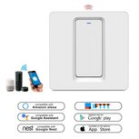 Smart WiFi Lichtschakelaar Wit 1-knop Smart WiFi Lichtschakelaar Wit 1-knop