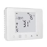 Zigbee Opbouw Thermostaat met Touchscreen voor C.V. Installatie (wit) Zigbee Opbouw Thermostaat met Touchscreen voor C.V. Installatie (wit)