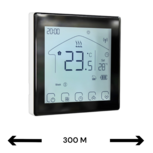 Wifi Inbouw Thermostaat met Touchscreen voor C.V. Installatie (zwart) nieuw