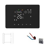 Zigbee Opbouw Thermostaat met Touchscreen voor C.V. Installatie (zwart) - excl. gateway Zigbee Opbouw Thermostaat met Touchscreen voor C.V. Installatie (zwart) - excl. gateway
