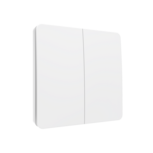 Draadloze Wandschakelaar (Kinetisch) Schakelaar Wit 2-Voudig Aan/Uit + Dimmer - Losse Knop Draadloze Wandschakelaar (Kinetisch) Schakelaar Wit 2-Voudig Aan/Uit + Dimmer - Losse Knop