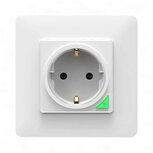 Inbouw stopcontact wit voor smart home met wifi app bediening maximale belasting 16 ampere geschikt voor verlichting en apparaten