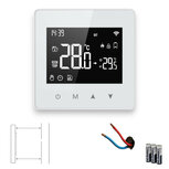 WLAN-Aufputzthermostat mit Touchscreen für Zentralheizung (weiß)
